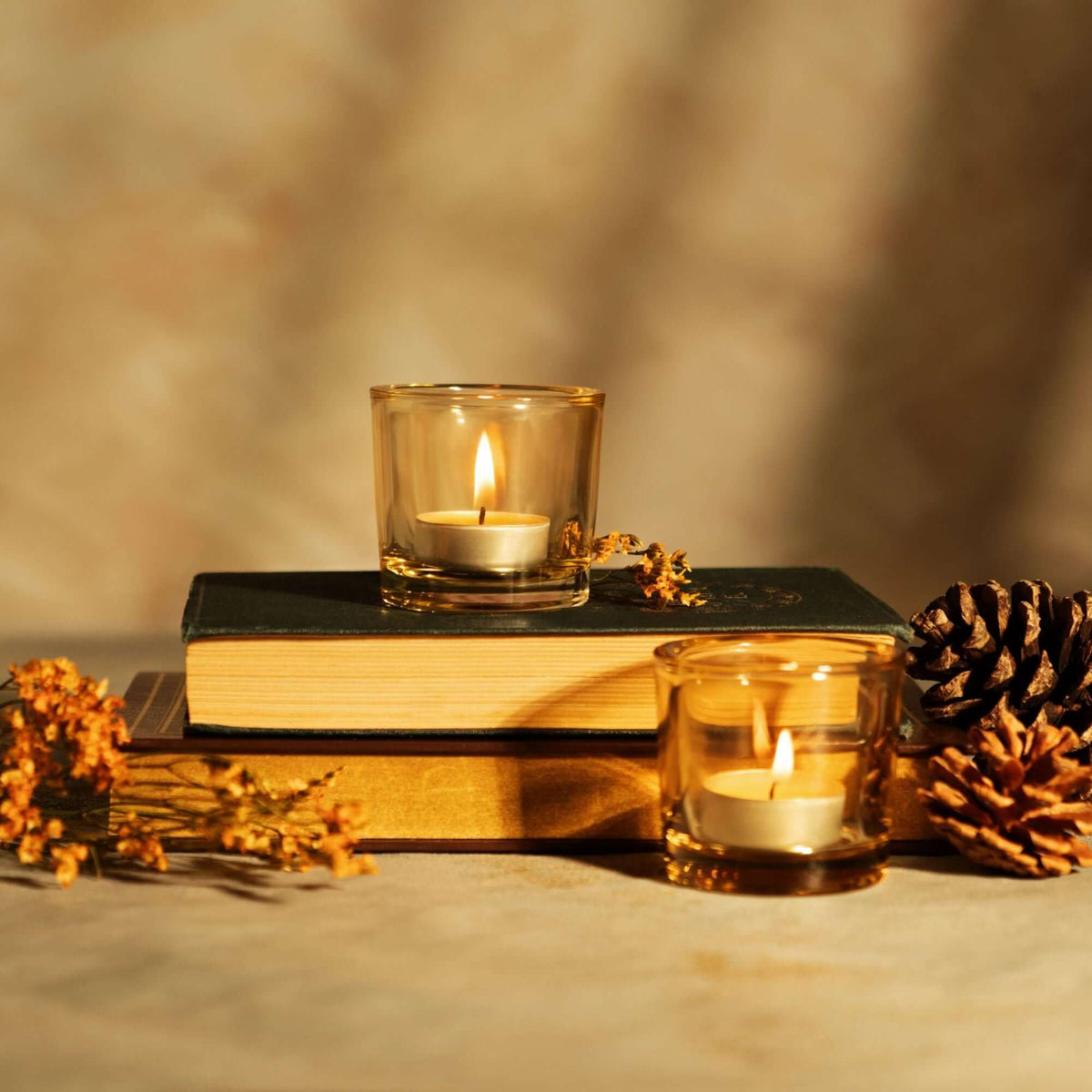 Pure Beeswax Tea Light Candles