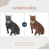 Bull Terrier Garden Stake