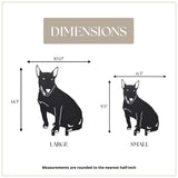 Bull Terrier Garden Stake