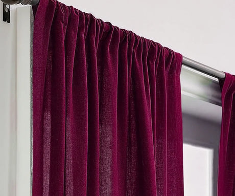 Burgundy Curtains