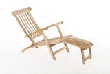 Telluride Teak Outdoor Sun Lounger Steamer