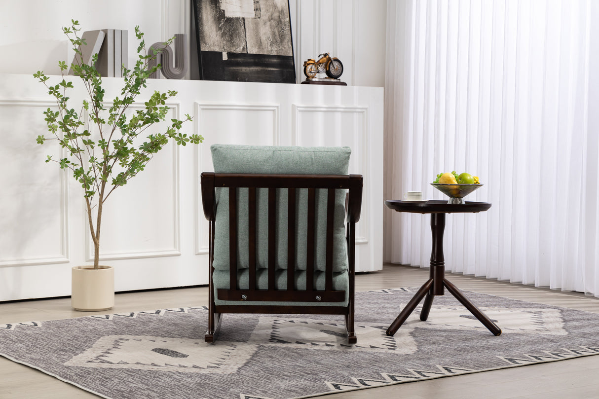 Mid Century Modern Accent Chairs Comfy Upholstered Glider Arm Chair