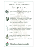 Botanical Throw Blanket With Plants, Fern Leaves Blanket