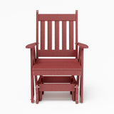 Keystone Amish Co. Franklin Recycled Plastic Glider Chair