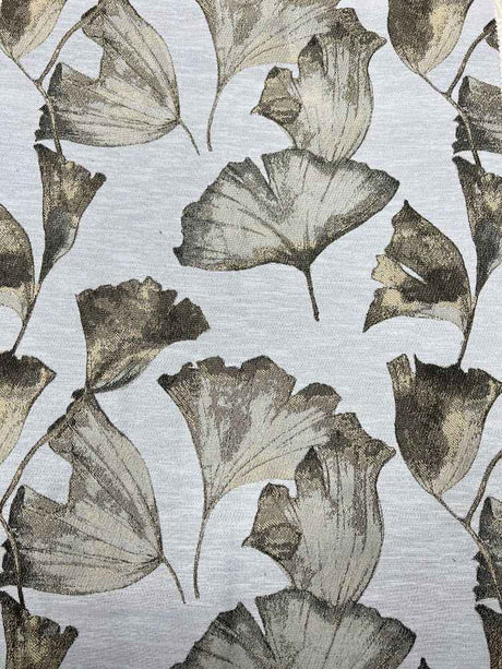 Brown POPPY Jacquard Tulip Print Tablecloth – Custom Size Wedding & Home Décor Linen