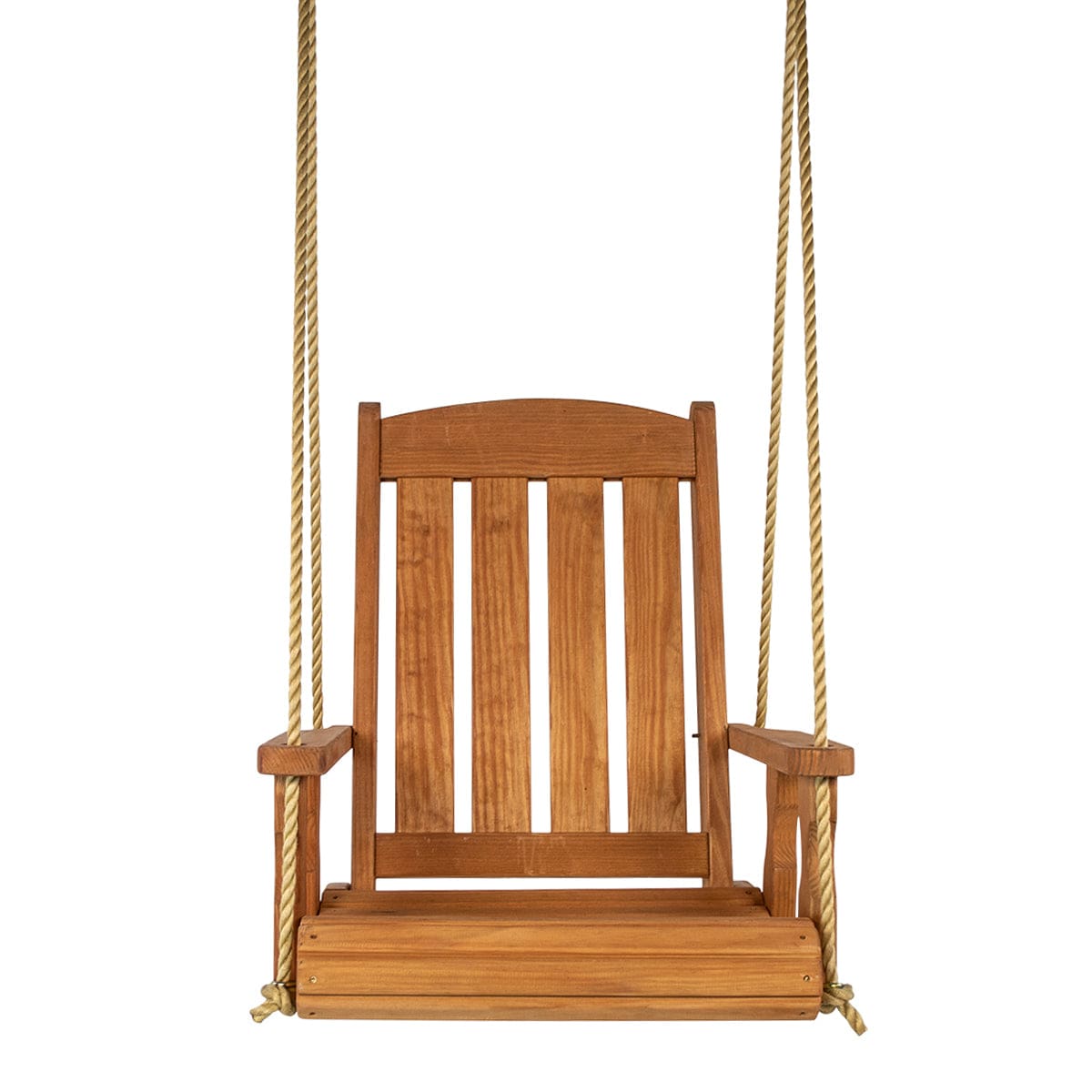 Heavy Duty Outdoor Wood Swing Chair - Cedar Clearcoat