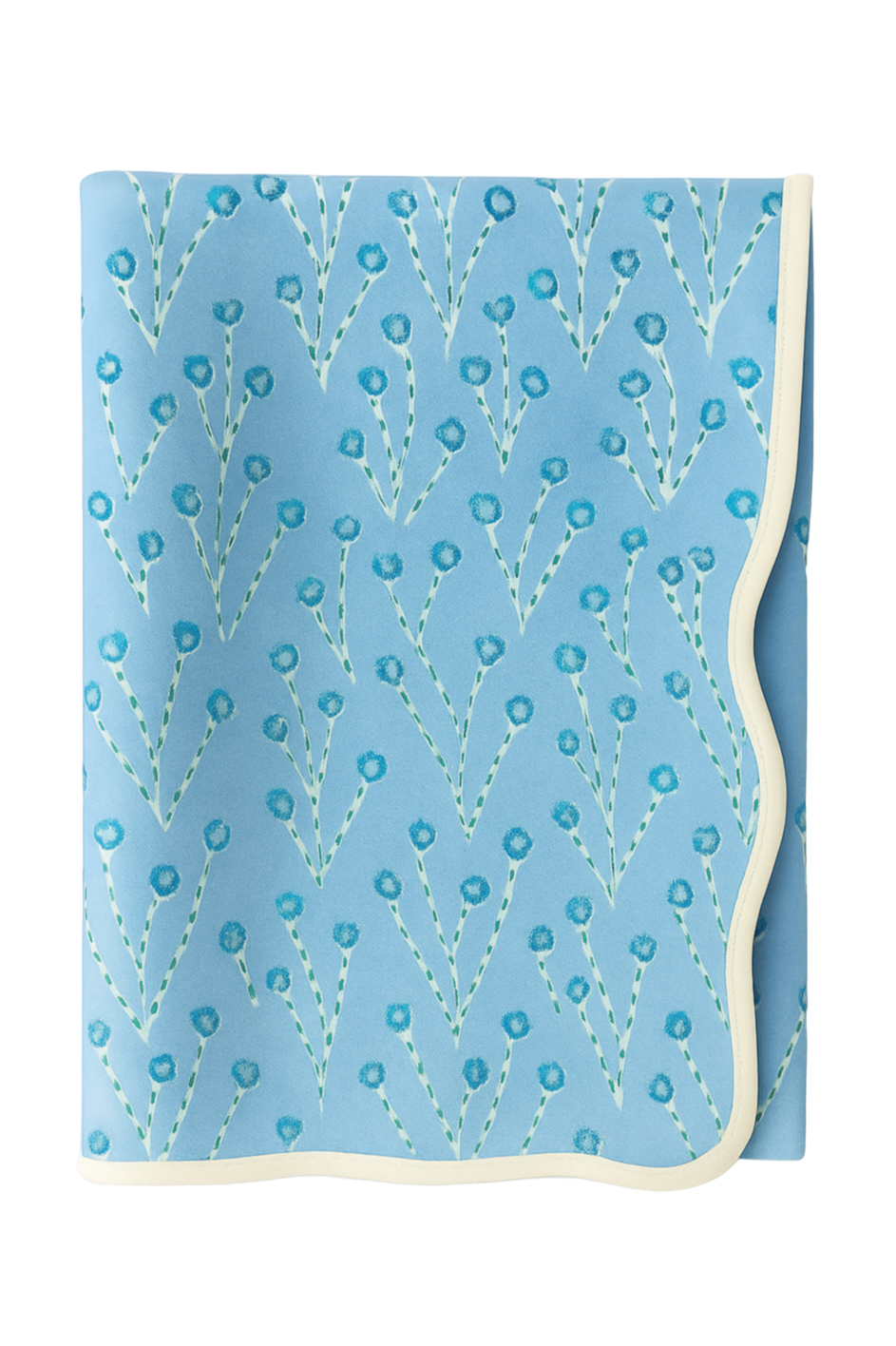 Capri Blue Fleurs Tablecloth