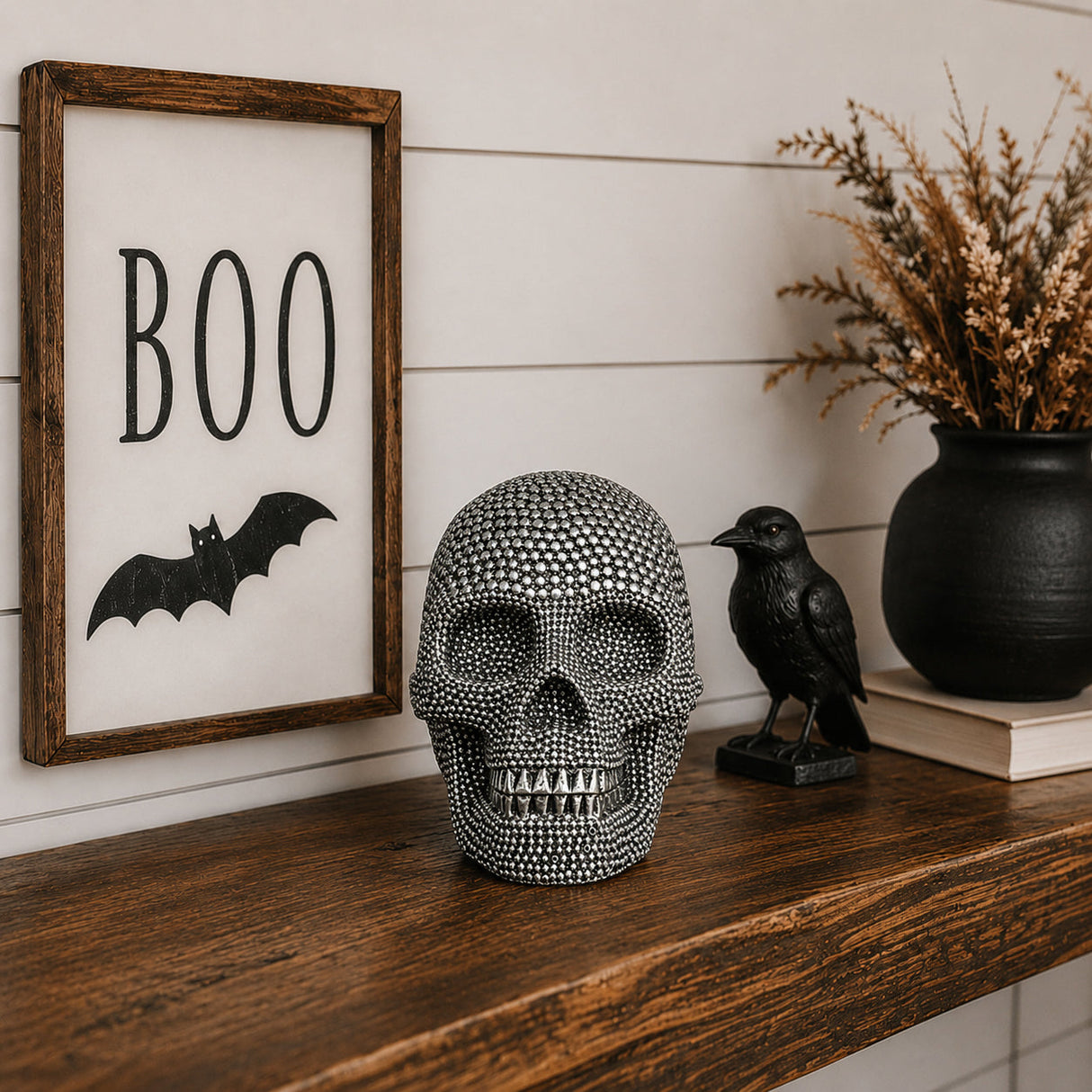 Tabletop Skull Statue