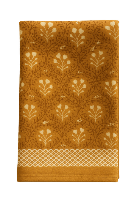 Laurel Tablecloth in Goldenrod