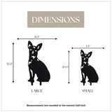 Chihuahua Garden Stake