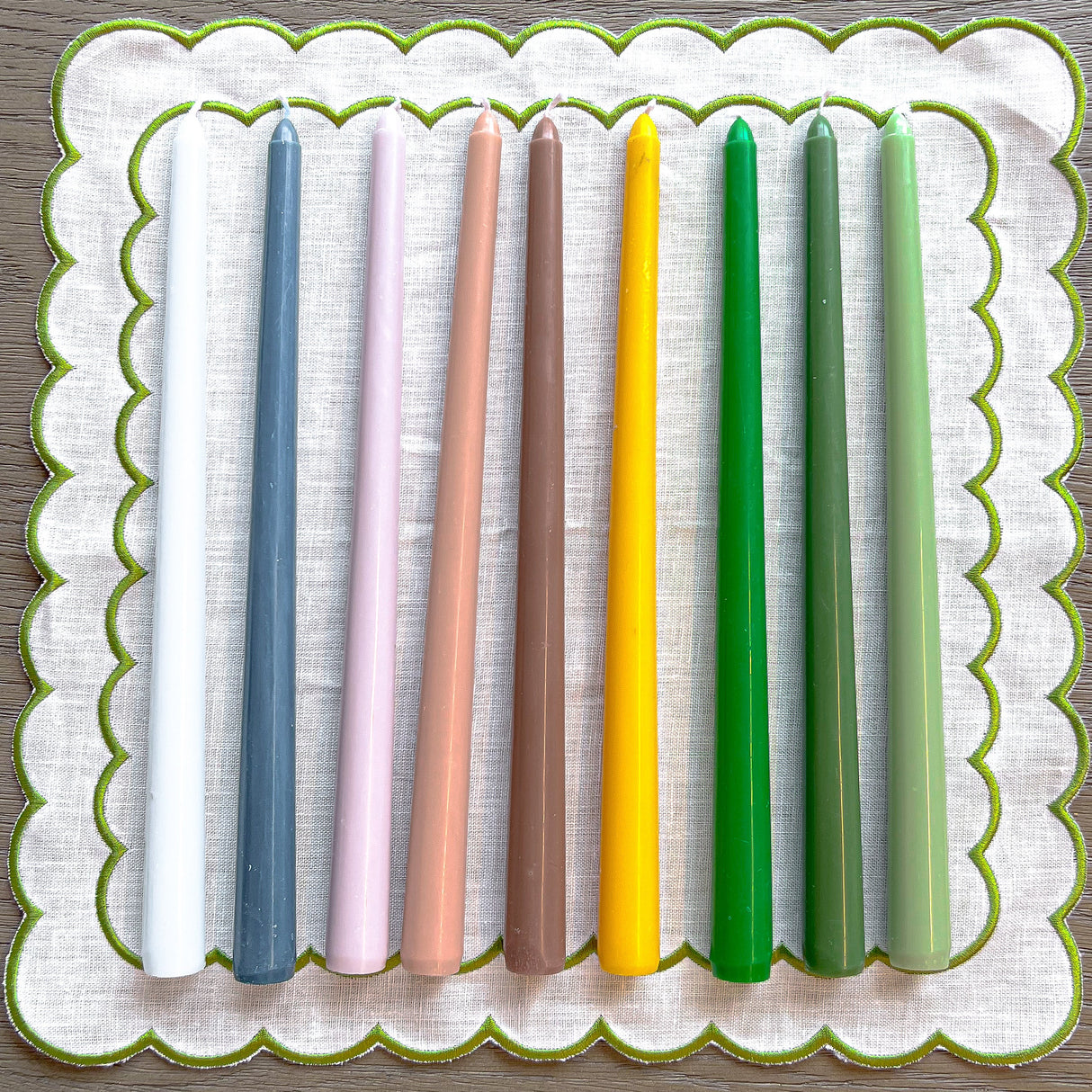 24 Extra Tall Cocoa Truffle Delight Taper Candle