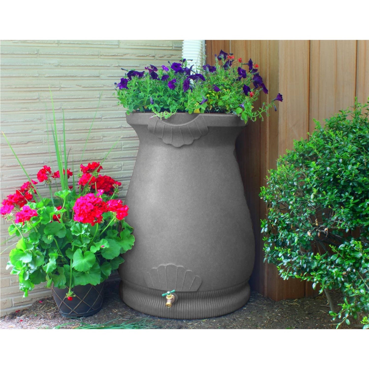 Plow & Hearth Urn Rain Barrel - Thumbnail 3