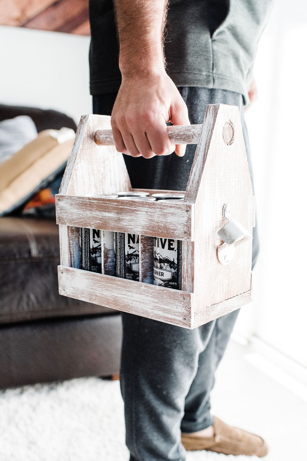 Moda Timber Caddy Weathered Wood Caddy Kit – Plow & Hearth