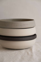 Handmade Stoneware Dinner Plates "Pumpernickel"