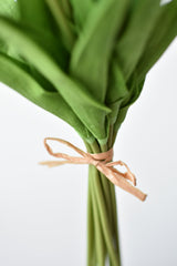 13.5" Faux Real Touch Orange/Yellow Tulip Bundle : 12 Stems