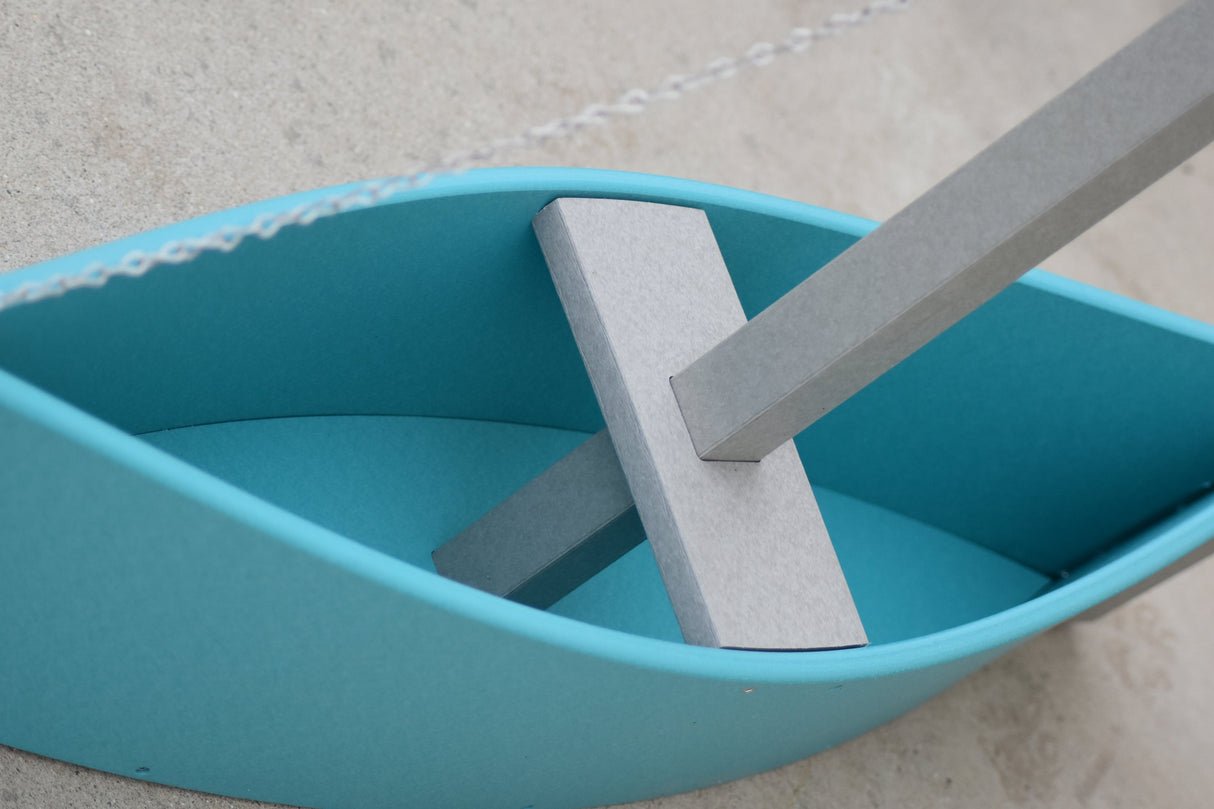 3 foot Decorative Sailboat Flower Pot, (Flower Planter)