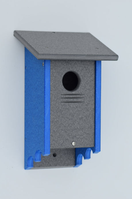 Poly lumber Blue Bird House for Bluebirds and Finches