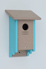 Poly lumber Blue Bird House for Bluebirds and Finches