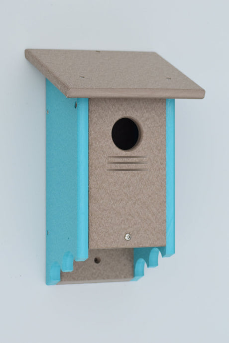 Poly lumber Blue Bird House for Bluebirds and Finches
