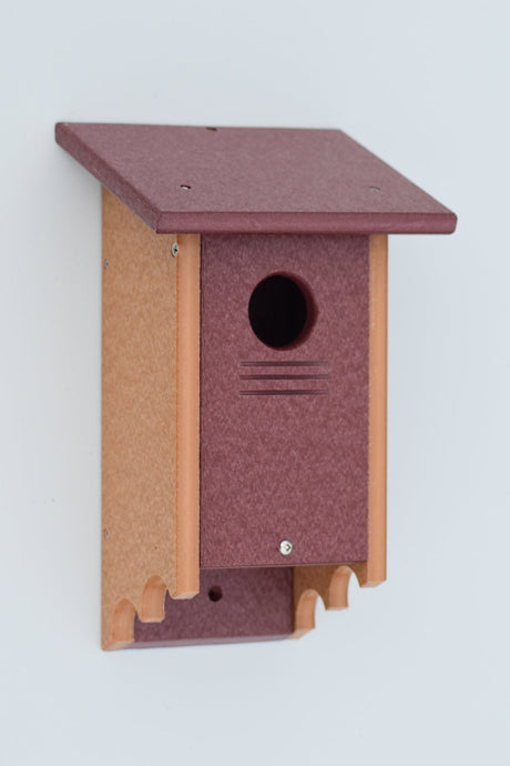 Poly lumber Blue Bird House for Bluebirds and Finches