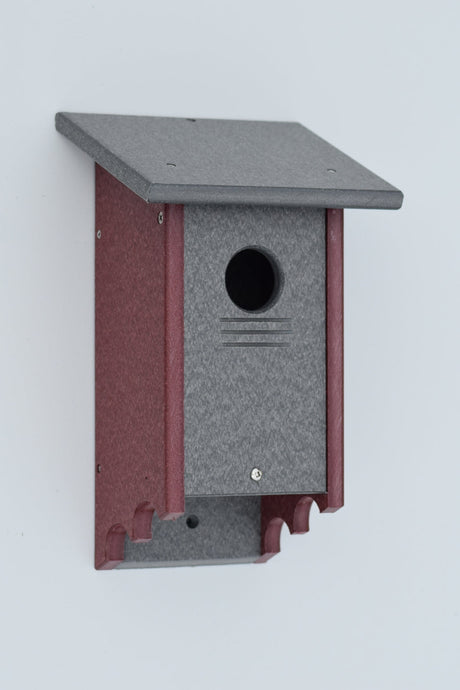 Poly lumber Blue Bird House for Bluebirds and Finches