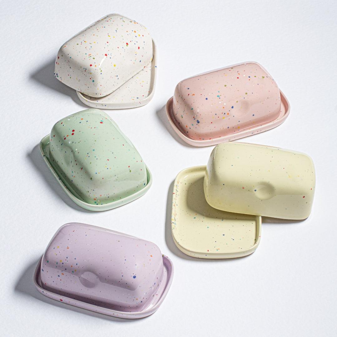 Stoneware Ceramic Butter Dish