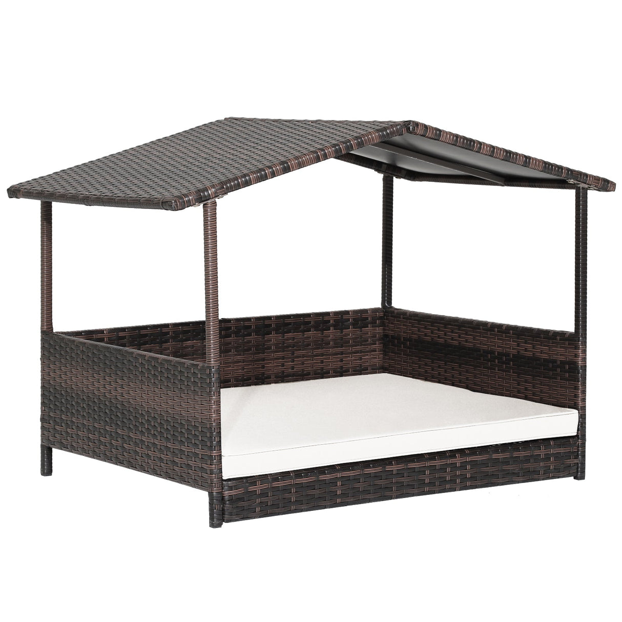 Outdoor Wicker Dog House