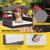 Outdoor Wicker Dog House