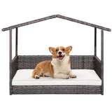 Outdoor Wicker Dog House