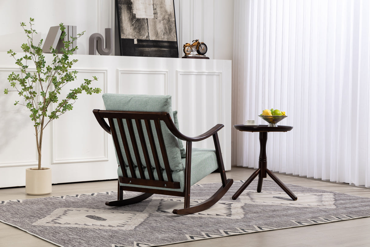 Mid Century Modern Accent Chairs Comfy Upholstered Glider Arm Chair