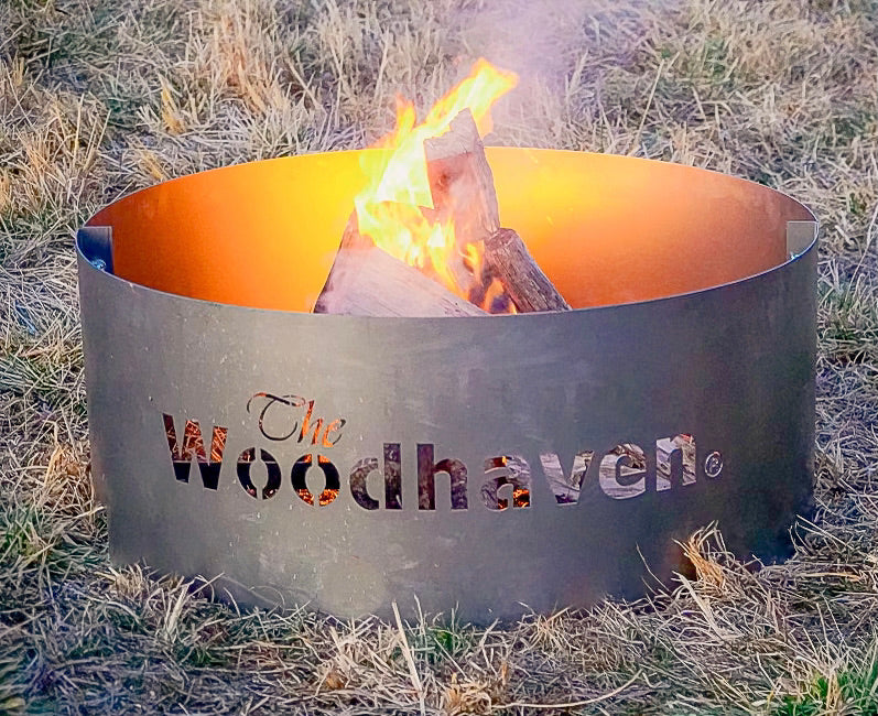 Portable Steel Fire Pit with Cooking Grate