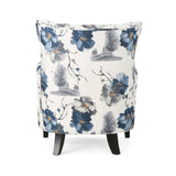 Floral Watercolor Accent Chair