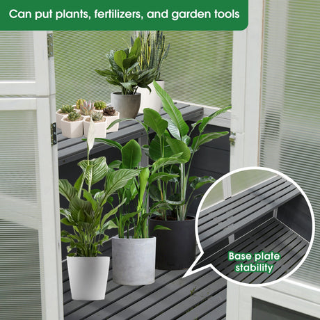 Walk-In Outdoor Gardening Greenhouse