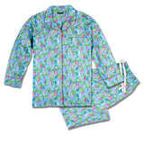 Womens Poplin Pajama Set