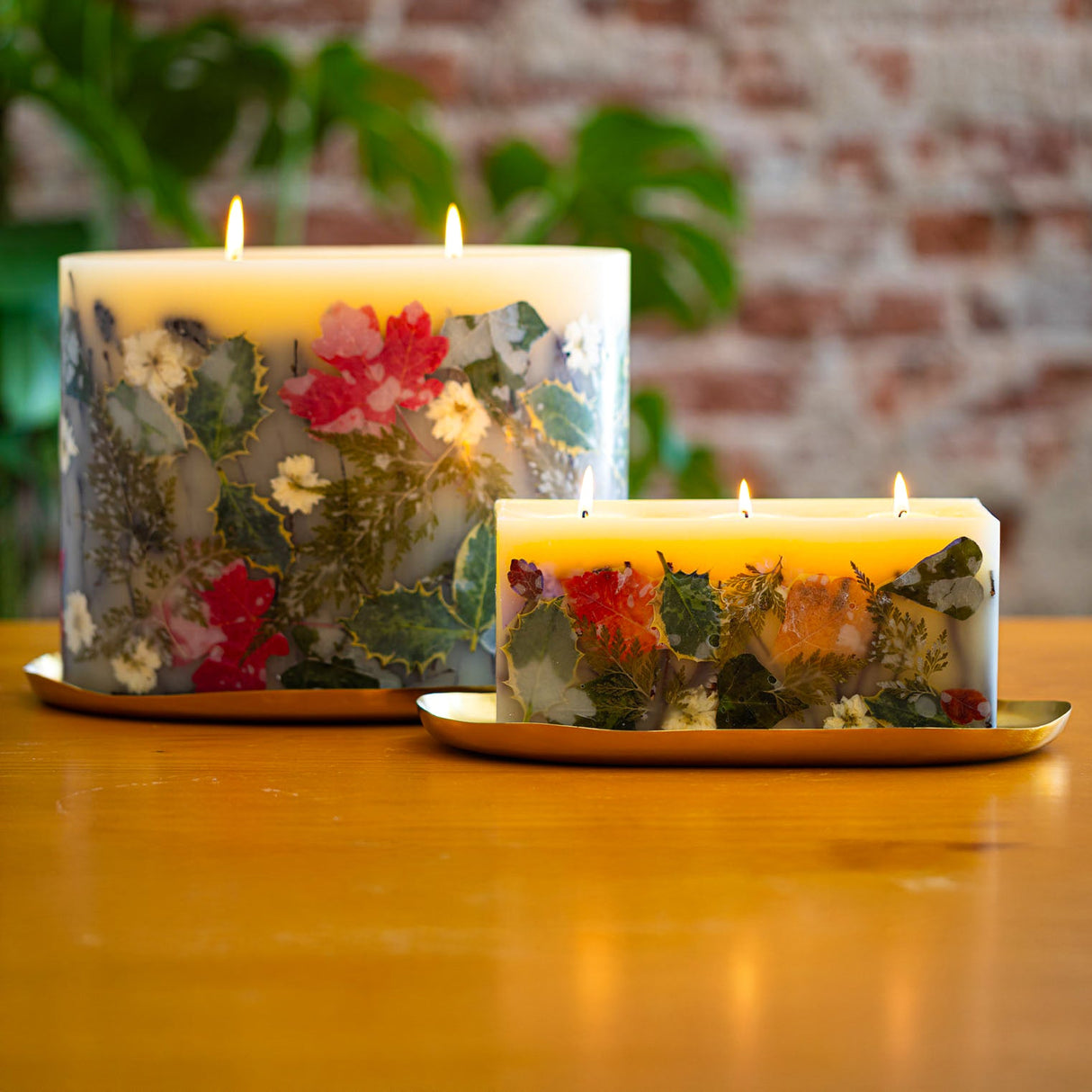 Centerpiece Botanical Candle - Forest