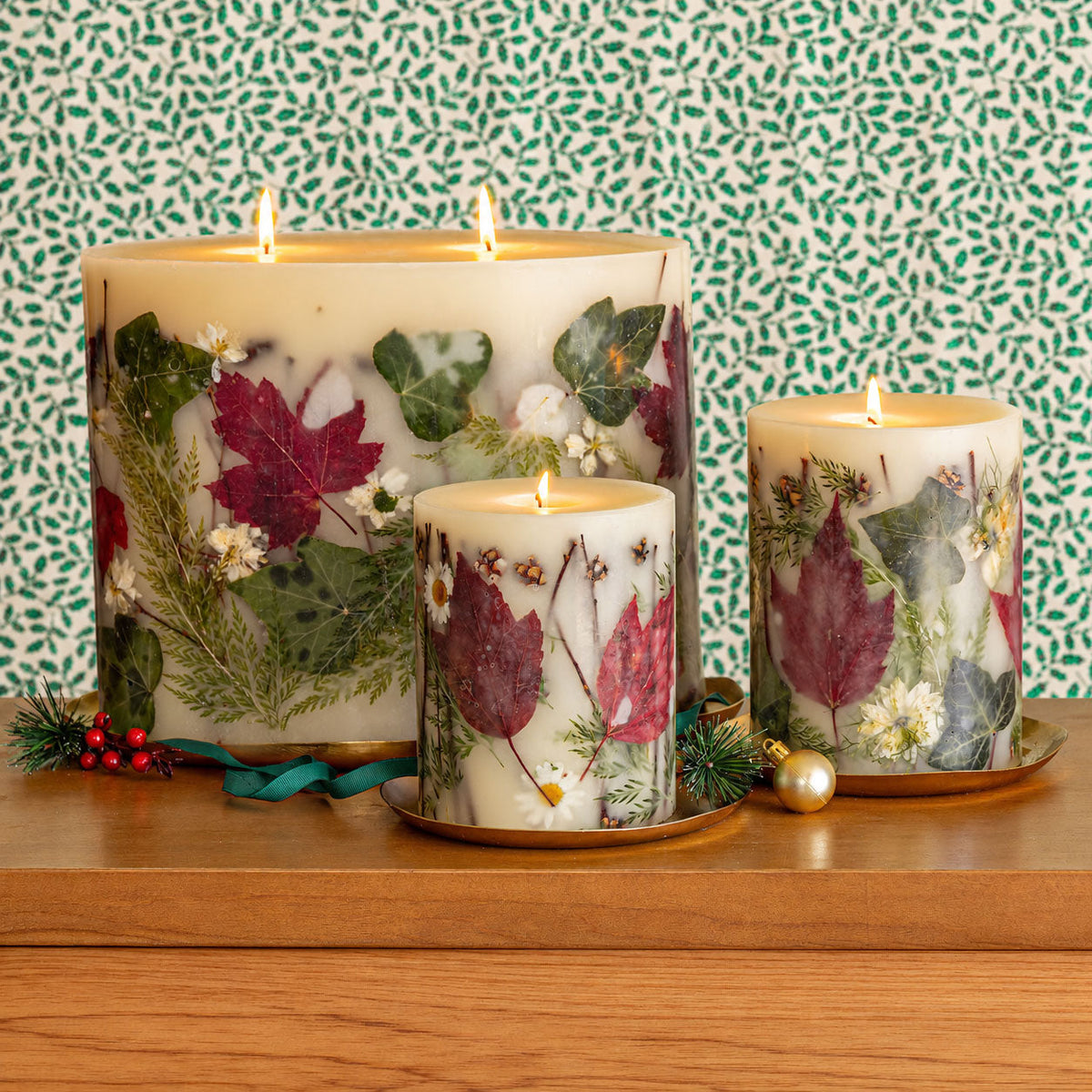 Centerpiece Botanical Candle - Forest