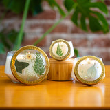 Forest Large Pressed Floral Candle