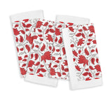 Red Floral Napkins