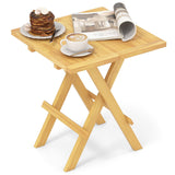 Teak Wood Square Side Table