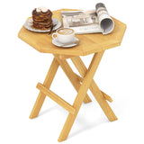 Teak Wood Octagon Side Table