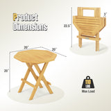 Teak Wood Octagon Side Table