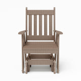 Keystone Amish Co. Franklin Recycled Plastic Glider Chair