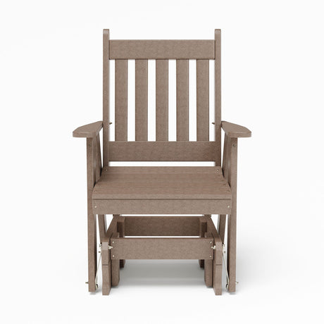 Keystone Amish Co. Franklin Recycled Plastic Glider Chair