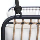 East Green Remy Porch Swing with Cushion
