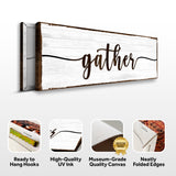 Gather Wall Art Sign