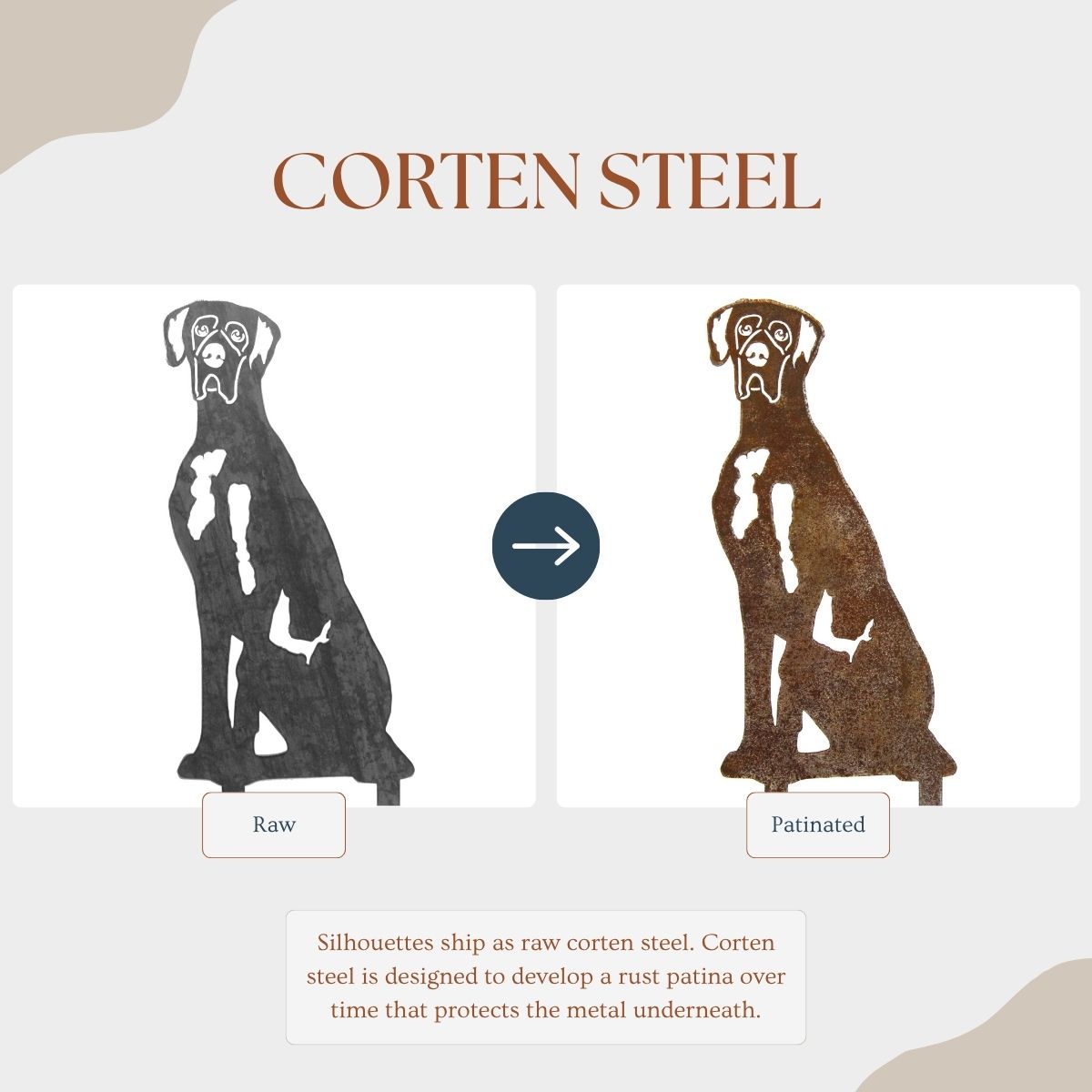 Great Dane Garden Stake