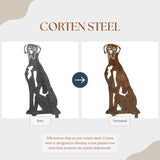 Great Dane Garden Stake