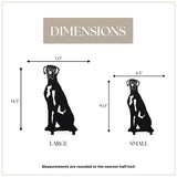 Great Dane Garden Stake