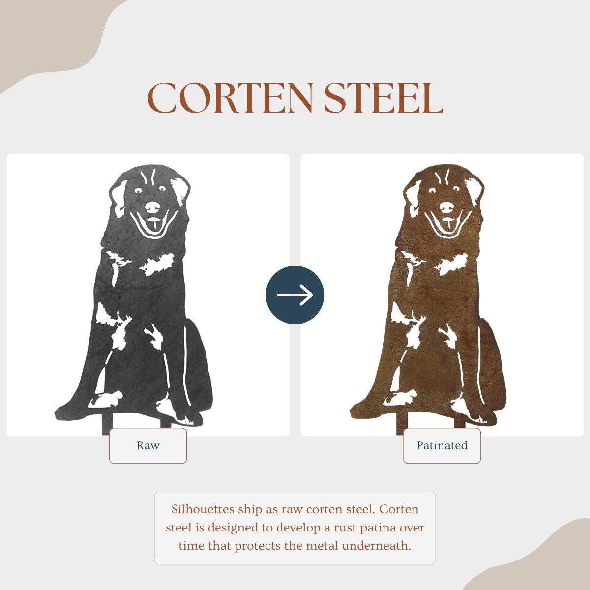 Great Pyrenees Garden Stake