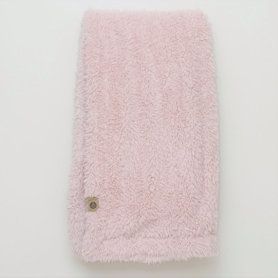 Angel Plush Blanket, 48” x 72”, Dusty Pink